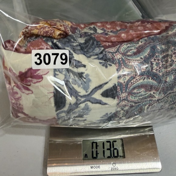 Lane Bryant Patchwork Midi Sundress Lined Pink Floral Boho Cottage Peasant SZ 18 - Picture 14 of 14